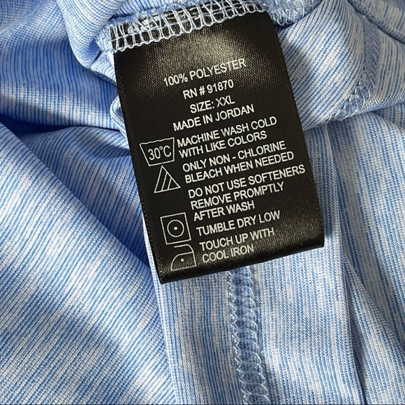 Bolle 2X Blue Short Sleeved Golf Polo Shirt - Picture 5 of 9